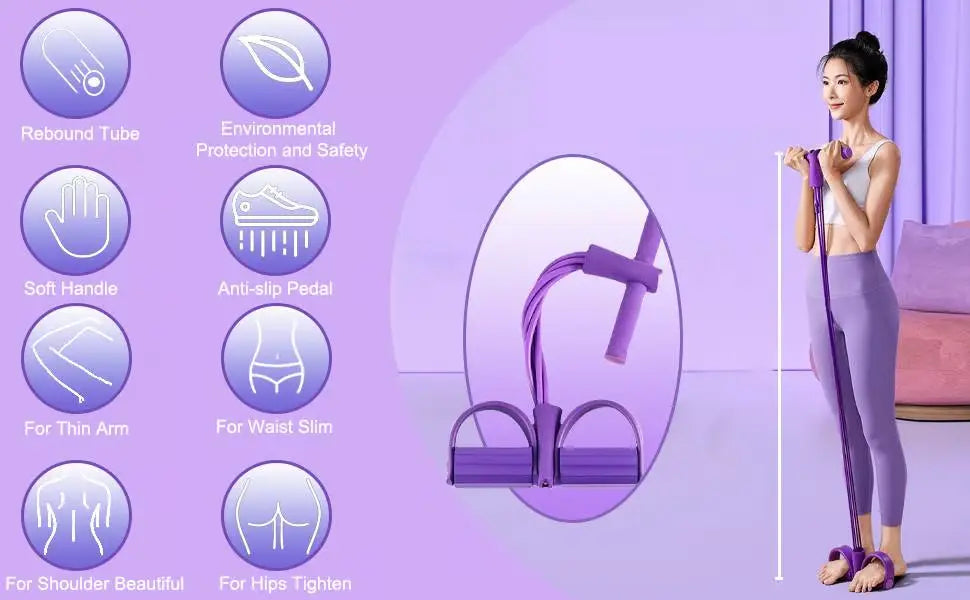 Yoga Pedal Puller Resistance Band Fitness Equipment