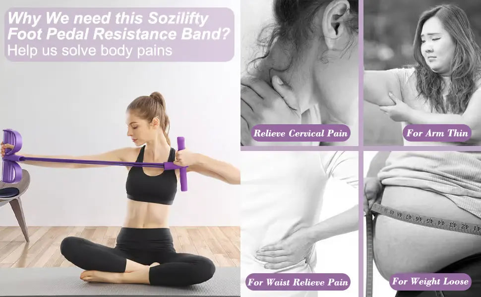 Yoga Pedal Puller Resistance Band Fitness Equipment