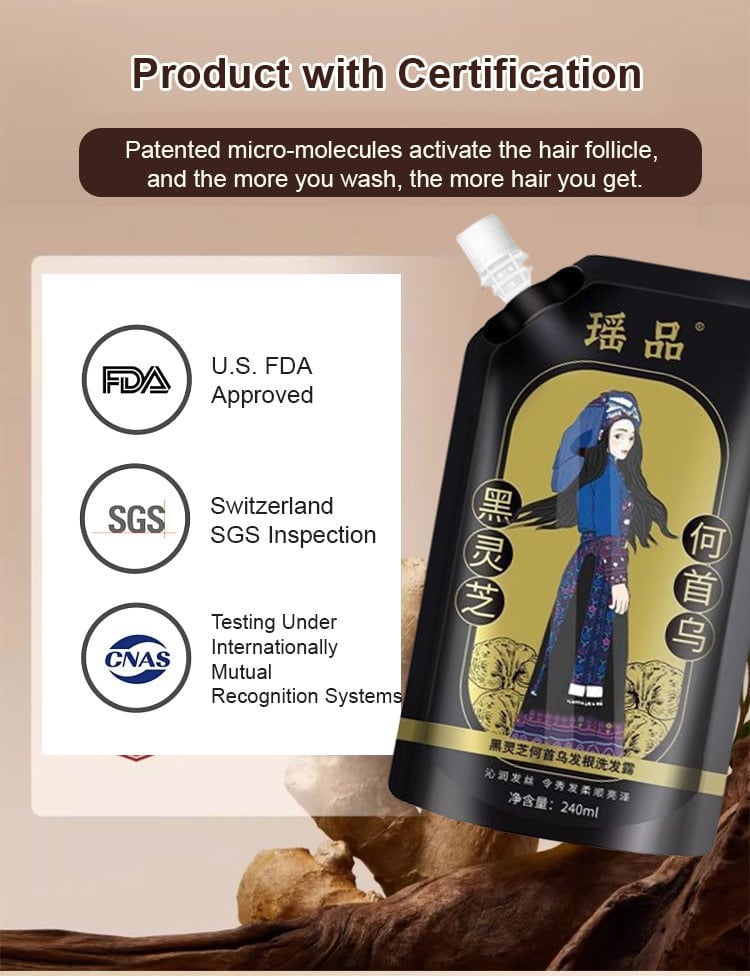 BUY 1 GET 1 FREE - Hot Sale Ginger Plant Extract Anti-Hair Loss Hair Shampoo