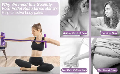 Yoga Pedal Puller Resistance Band Fitness Equipment