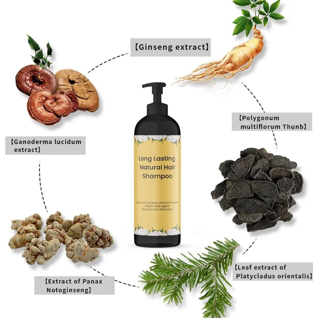 Japanese Long Lasting Natural Hair Dye Shampoo (Buy 1 🔥Get 1 🔥Free)